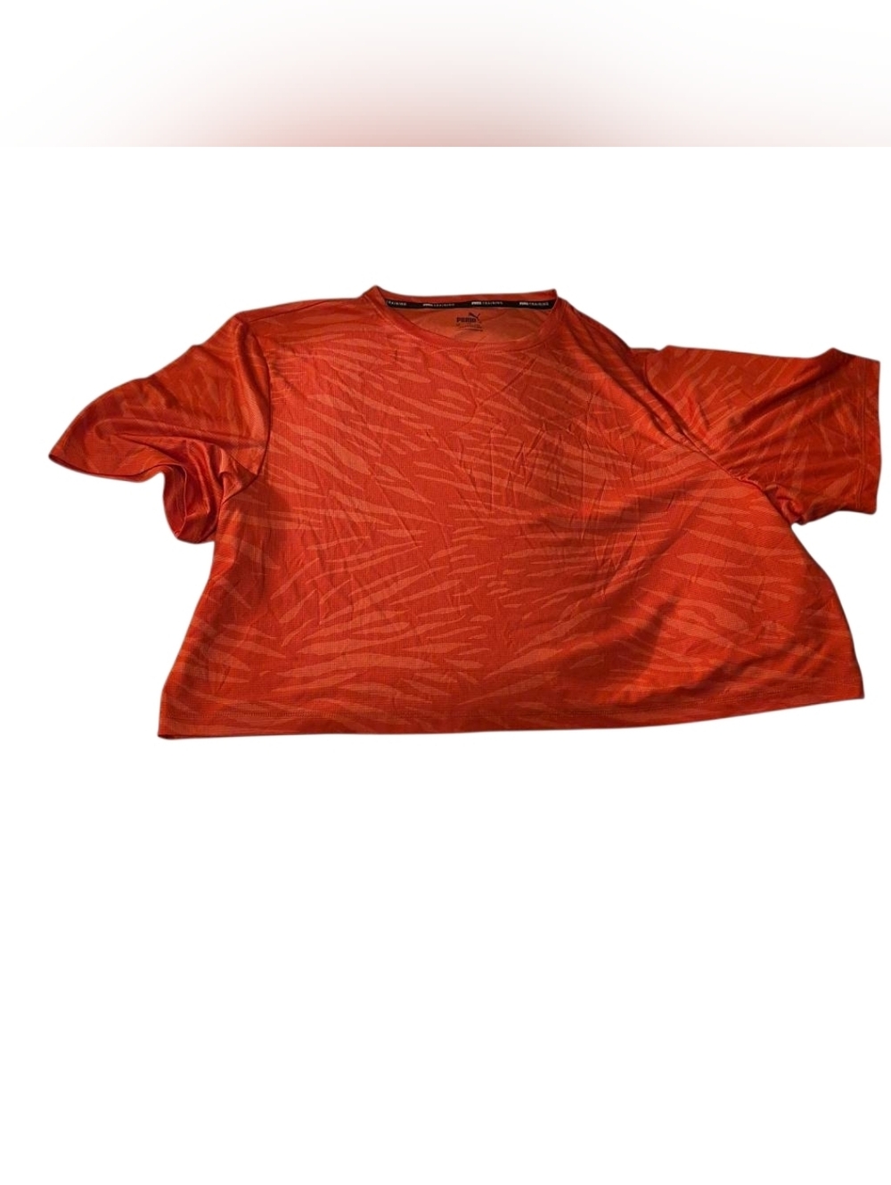 Puma Women's Bright Orange Short Sleeve Crewneck Tee (306)